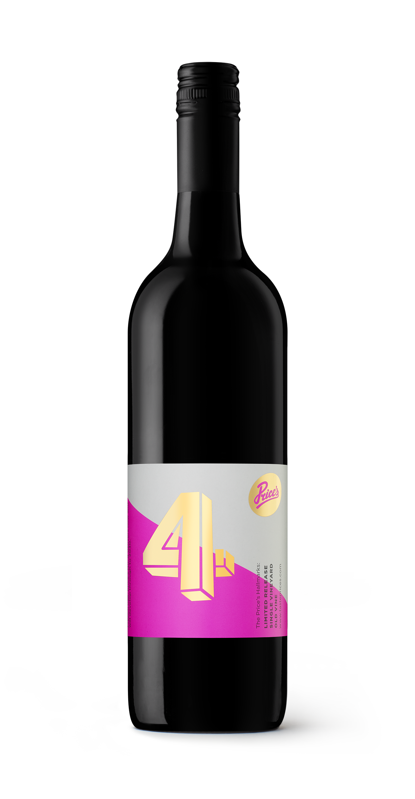 This premium bottle of Shiraz and Malbec blend is from McLaren Vale. No.4 is a full-bodied wine produced from old vines. It has a striking label and is of excellent quality from Price's Wines.